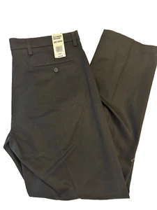 Pantalón Dockers Negro Signature Caqui Calce Clásico Frente Plano Talla W38 X L34 - Imagen 1 de 7