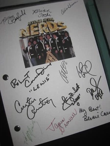 Revenge of the Nerds Signed Film Script X12 Robert Carradine Anthony Edwards RPT - Picture 1 of 1