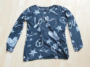 B & C Mädchen o. Damen Langarmshirt Fb: Antrahzit Gr. 42 - Bild 1 von 4