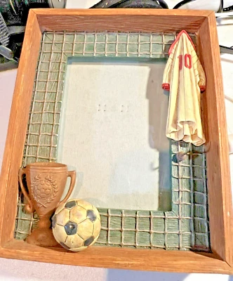 PicturesFrame 3.5” x 5” Sports Soccer Themed- Russ Bertie - 15238 - Image 1 of 4