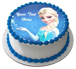 Frozen Edible Image Topper for Cake. Elsa Edible Pre Cut Sticker. - Picture 1 of 2