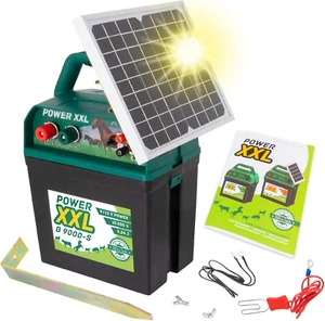 Elettrificatore Ad Energia Solare B 9.000-S, Da 9 V/12 V, Con Pannello Solare Mo - Foto 1 di 12