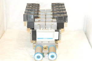 FESTO MFH-5/3G-1/4-D-1 Magnetventil 10896 3-10 bar + NEV-1DA7DB-ISO (R12U374A2) - Picture 1 of 7