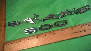 BR20 Ford Galaxie 500 Kotflügel Buchstabe Embleme Oldtimer 1967 #C7AB FORD GALAXIE 500 - Bild 1 von 9