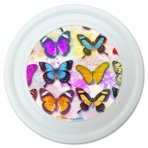Colorful Butterflies Butterfly Design Novelty 9" Flying Disc - Picture 1 of 4