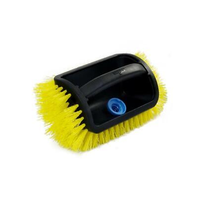 Unger Scrub Brush Lock On Pole 4 Sides Handheld Scrubbing Stiff Outdoor Yellow • 29.95$