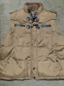 COOGI PUFFY VEST, XXL, BROWN, EXC. CONDITION, PRE OWNED - Picture 1 of 6