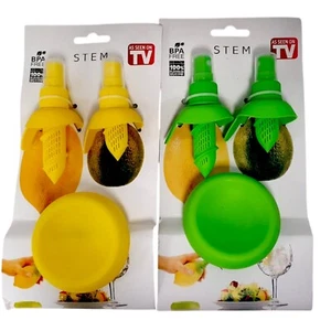 Fruchtnebel Spray Set - 2er Pack Zitrone und Limette Sprühflaschen für Frische - Bild 1 von 11