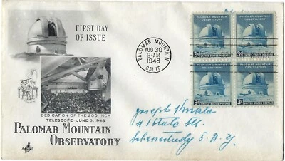 '48 FDCs  Palomar Observ. SC#966, Gold Star Mothers SC#969, Poultry Ind.  SC#968 - Image 1 of 3