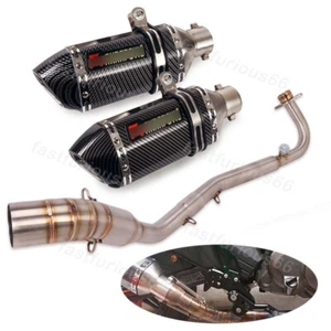 For Kawasaki Z125 Pro 17-2023 Exhaust System Header Pipe 51mm Muffler DB Killer - Foto 1 di 13