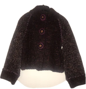 Curio Sweater Jacket with Large Buttons Size Small Multi-colors with pink/brown - Picture 1 of 12
