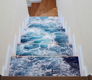 3D Sea Freedom G146 Stair Risers Decoration Photo Mural Vinyl Decal Wallpaper E - Picture 1 of 6