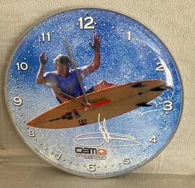 Vintage OAM Surfing Wall Clock 2003 On A Mission Al Merrick Surfboards~Working!~ - Image 1 of 4