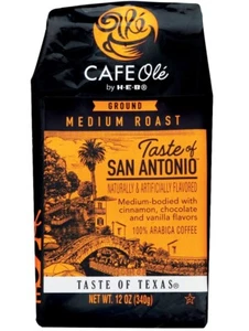 CAFE Olé by H-E-B Medium Roast Taste of San Antonio Ground Coffee, 12 oz - Picture 1 of 1