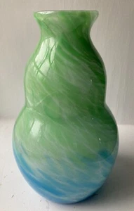 Fenton Caribbean Day Vase by Dave Fetty - Limited Edition #219 of 750 - 9.5" H - Picture 1 of 18