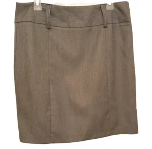 Maurice's Skirt, sz 9/10, navy blue/grey, belt loops (no belt incl.), pre-owned - Picture 1 of 6
