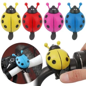 Warning Horn Kid Beetle Bike Alarm Ring Bicycle Bell Lovely Ladybug Handlebar - Picture 1 of 16