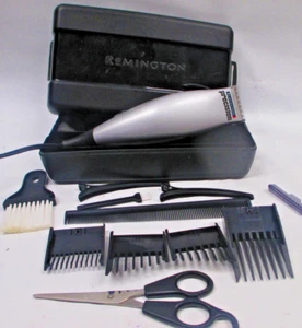 Remington Model HC-8017 Precision Hair Clippers + Extras With Case - Picture 1 of 13
