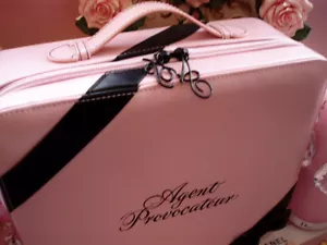 100%AUTHENTIC BEYOND RARE AGENT PROVOCATEUR STORAGE~LINGERIE~MAKEUP~TRAVEL CASE - Picture 1 of 11