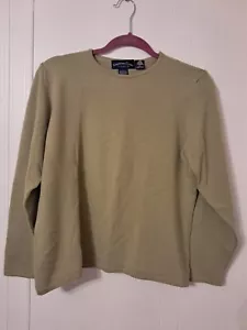 Charter Club Classics Woman 100% Merino Wool Pullover Sweater Grün Large - Bild 1 von 5