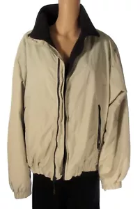 Chaqueta Bombardero De Colección Eddie Bower Forrada en Lanza Completa Beige Bronceado Talla L - Imagen 1 de 8