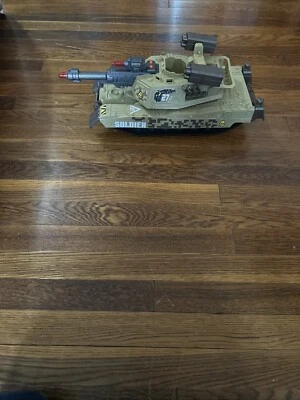 Soldier Force Army Battle Tank 19 Inch 4 Different Sounds & Cannon Tested/Works - Image 1 of 4