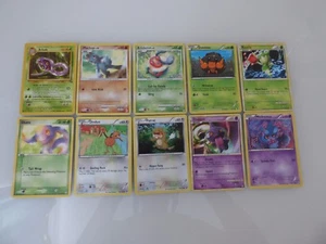 10 Pokemon Cards: Ekans 55/109 EX Team - Roselia 61/95 Unleashed - Picture 1 of 4