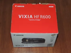 New Open Box Canon VIXIA HF R600 HD Camcorder - BLACK - 013803254792 - 0280C001 - Picture 1 of 6