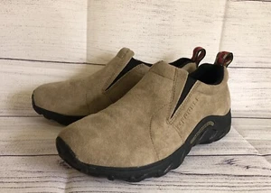 Merrell Jungle Moc Kids Classic Taupe Youth Suede Slip-On Shoes Size 6 NWB - Picture 1 of 14