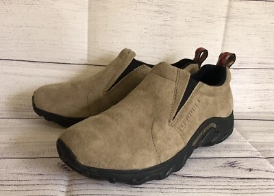 Merrell Jungle Moc Niños Clásicos Taupe Juvenil Gamuza Zapatos Sin Cordones Talla 6 Nuevos con Etiquetas Foto 1 de 4