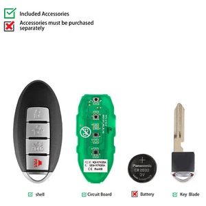 Nuevo AUTEL IKEYNS004AL 2022 apto para Nissan 4 botones llave inteligente universal - Imagen 1 de 6