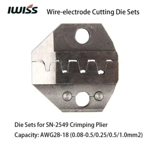 IWISS Wire-electrode Cutting Die Sets for SN-2549 Ratchet Crimping Plier Crimper - Afbeelding 1 van 1