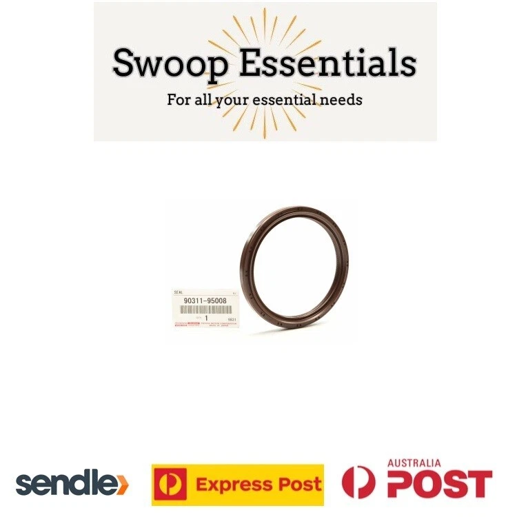 Genuine LandCruiser HZJ105 HZJ80 HZJ79 HZJ75 1HZ Rear Main Oil Crankshaft Seal - Image 1 of 1