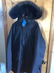 Parka piumino Columbia Winter Rebellion nuovo con etichette, nero, US Large e XLarge - Foto 1 di 11