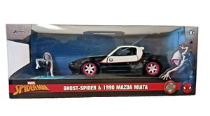 Jada Toys Marvel Ghost Spider & 1990 Mazda Miata Maßstab 1:32 Die-Cast Auto - Bild 1 von 10