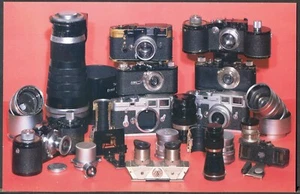 Postal promocional 1988 para subasta de Christie's de cámaras y equipo fotográfico LEICA - Imagen 1 de 2