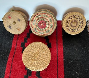 Vintage SWEETGRASS Deckelkorb 4 Stück - Bild 1 von 6