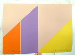 BROCHURE  PITTORE CINESE HSIAO CHIN 1974 AUTOGRAFO GALLERIA BEAUBOURG PARIGI - Picture 1 of 5