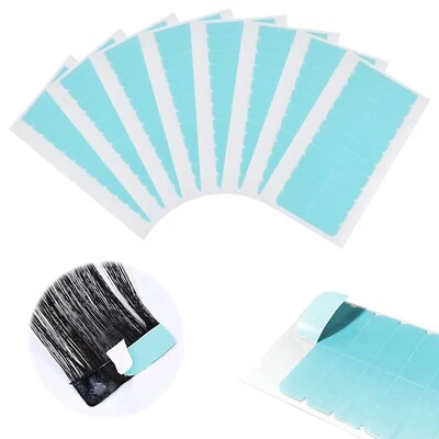 BRANDED 96 Stück Ersatztapes Klebestreifen,Ersatztapes für Tape In Hair Extensions, H