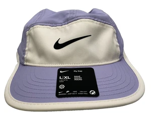 NUEVA GORRA NIKE DRI-FIT FLY SIN ESTRUCTURA SWOOSH LILA L/XL ADULTO FB5624-533 ~ $28 - Imagen 1 de 12