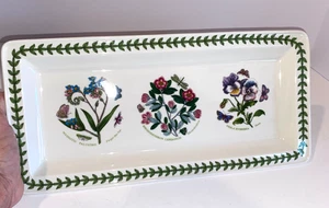"BANDEJA RECTANGULAR PORTMEIRION JARDÍN BOTÁNICO 14"" - Imagen 1 de 6