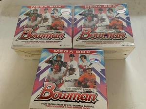 2021 Bowman Baseball Mega Boxen Brandneu Sealed - Bild 1 von 2