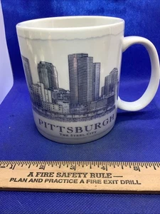 Starbucks Pittsburgh Cup/Mug Steel City Skyline Coffee Cup/Mug 18 Oz 2006 YAH - Picture 1 of 5
