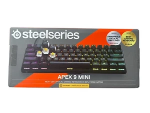 NEW & SEALED SteelSeries Apex 9 Mini 60% Wired OptiPoint Switch Gaming Keyboard - Picture 1 of 4