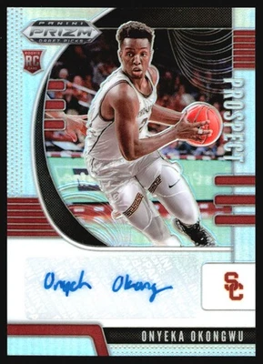 2020-21 Panini Prizm Draft Picks ONYEKA OKONGWU Silver Prizm Rookie Auto #PA-OO - Image 1 of 2