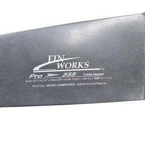 Fin Works Pro 355 Tuttle Windsurfing Fin 35.5 Cm Profoil Epoxy Composite - Picture 1 of 9