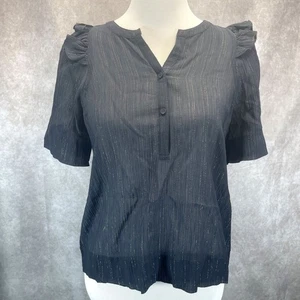 Neu mit Etikett Marie Oliver Damenbluse schwarz & gold Größe XS - Bild 1 von 9