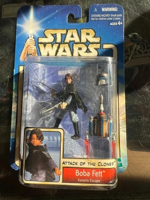 Figura de acción Star Wars SAGA AOTC Boba Fett Kamino Escape E II SIN USAR, EN CAJA 1024 Foto 1 de 3