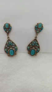 Vintage Michal Golan Ohrringe Swarovski Kristalle signiert Made in USA - Bild 1 von 3