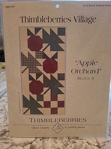Thimbleberries  Quilt Pattern White Apple Orchard BBB 903 NEW - Picture 1 of 6